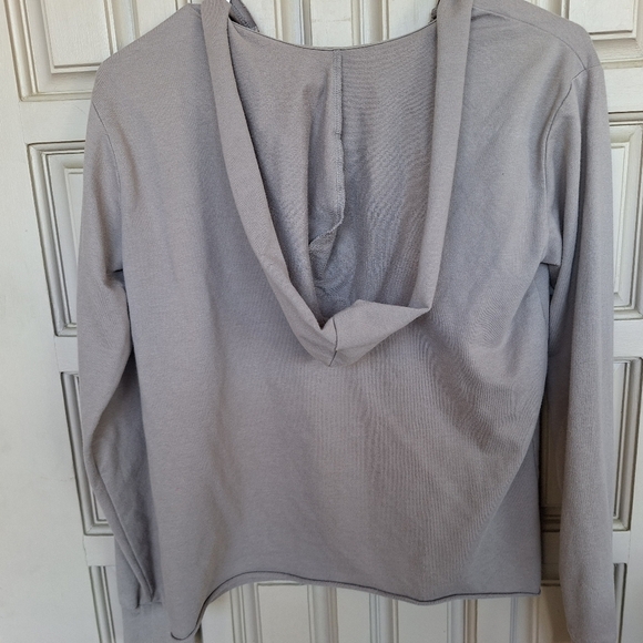 Disney Hoodie Gray MINNIE SzXS Juniors Long Sleeves Plain Back - Picture 3 of 6